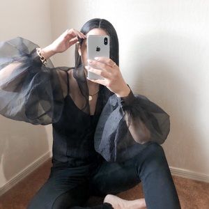 NASTY GAL black blouse